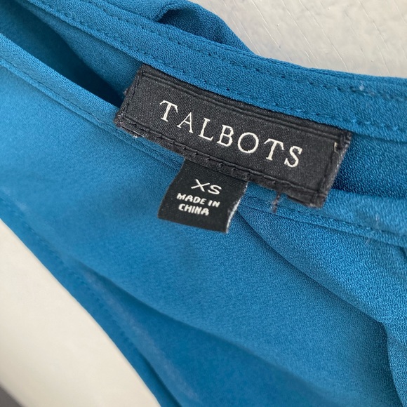 Talbots Ruffle Front Blouse - Picture 4 of 7